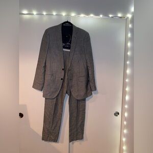 J.Crew Ludlow Slim Gray Suit | 38R Blazer & 32x32 Pants | Two-Piece Suit